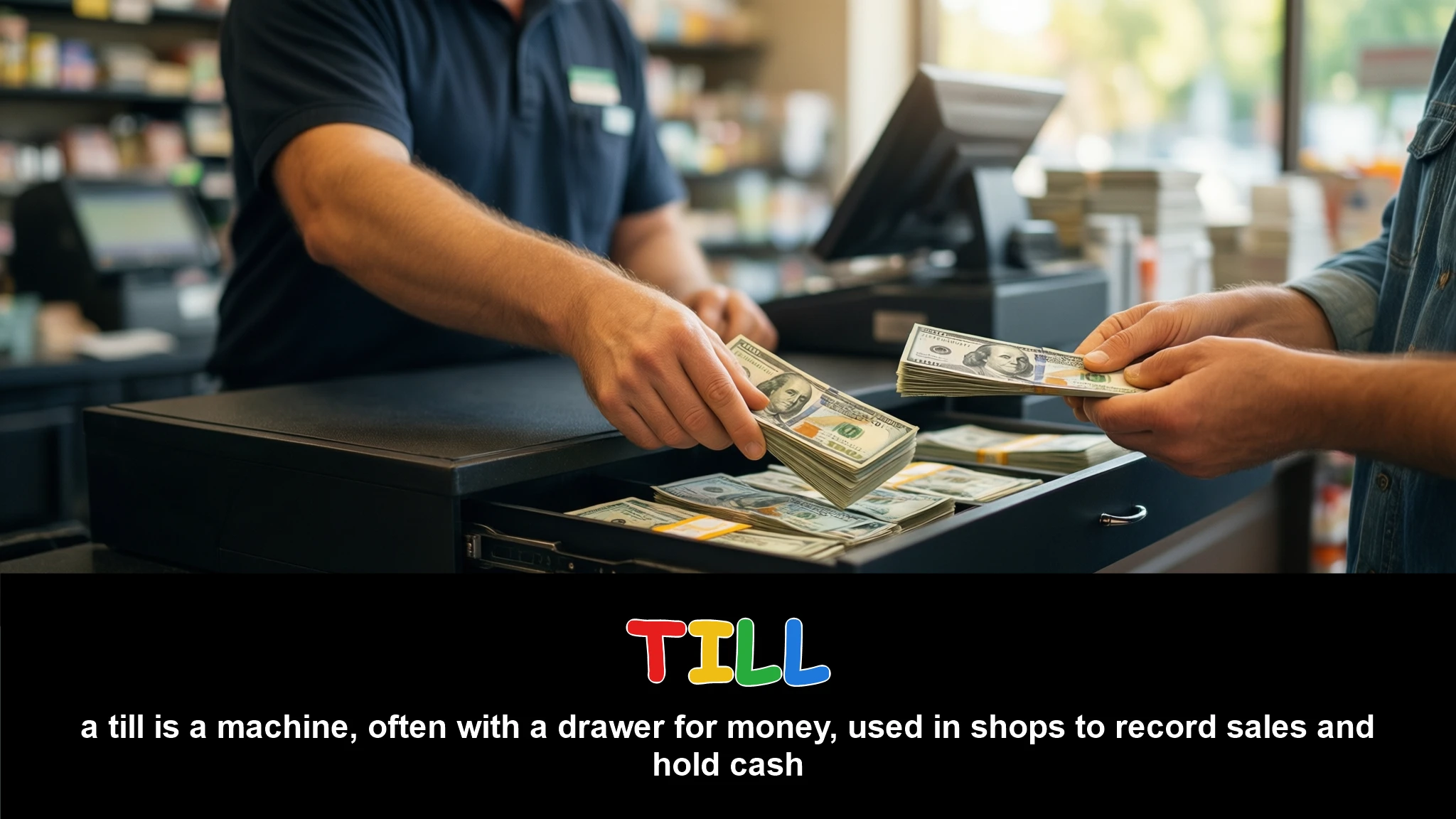 English Illustration for till